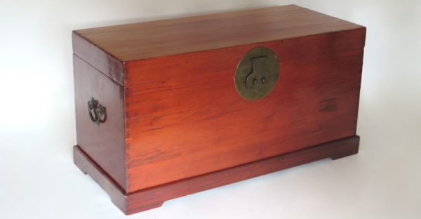Wooden Chest on Stand