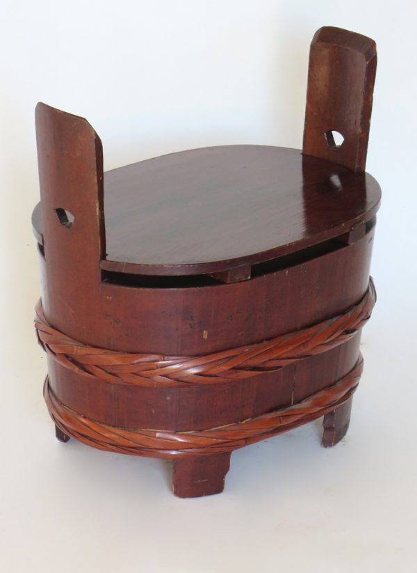 Red Lacquered Bucket