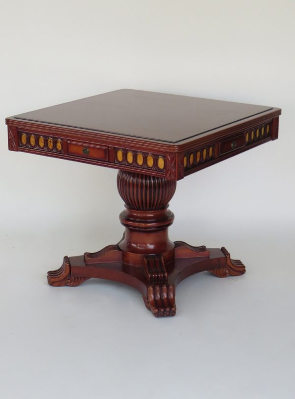 Mahjong Table with Four Drawers