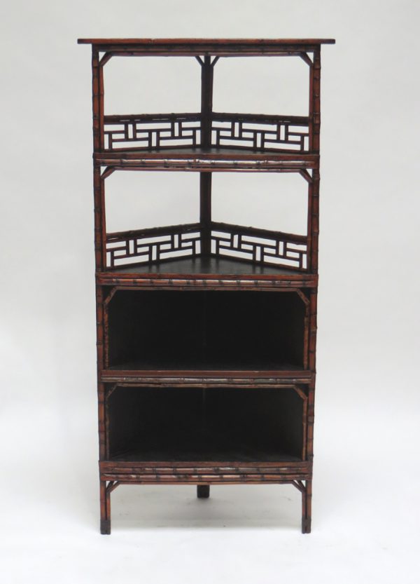 Bamboo Corner Bookcase