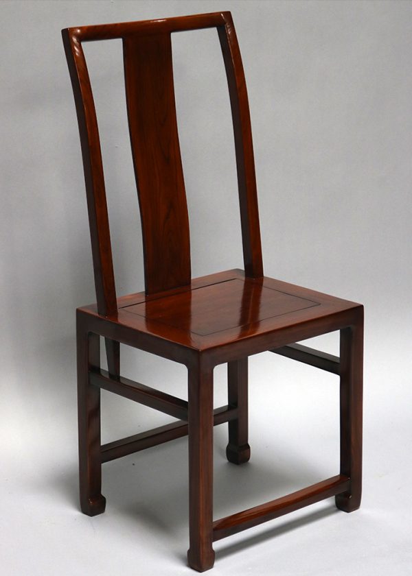 Elm Wood Lacquered Side Chair