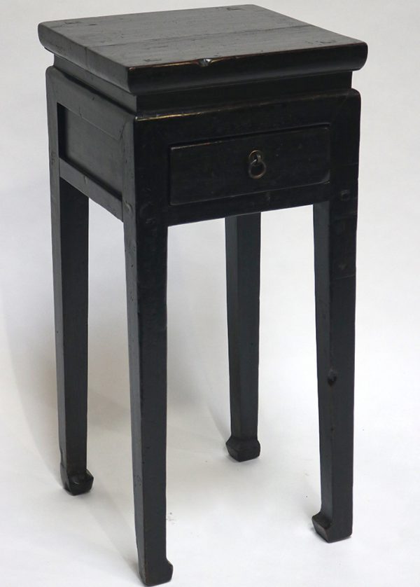 Black Lacquer Side Table