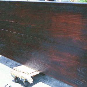 Antique Ironwood Door As Table Top