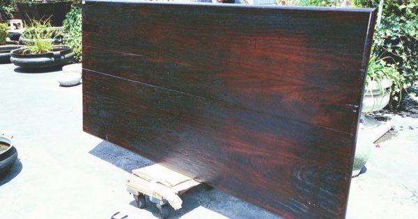 Antique Ironwood Door As Table Top