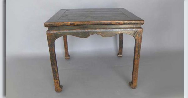 Elm Square Table, Shanxi Province China, Late 18th Century