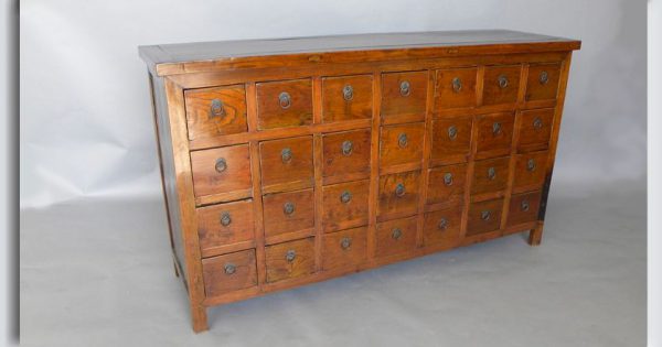 Elm Wood Medicine Cabinet, Suzhoa Province, China c.1860