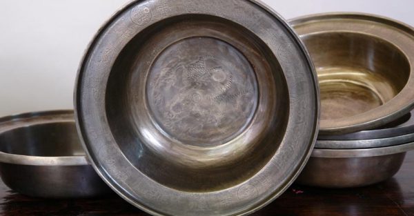 White Brass Basins, Shanxi Province, China