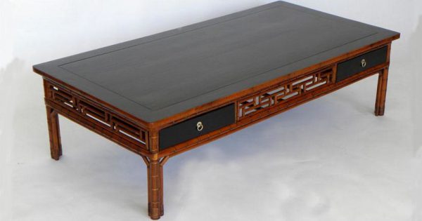 Bamboo Low Table, Shanxi Province, China, c. 1840