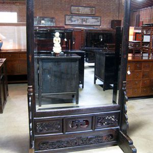 Double Sided Standing Mirror with Removable Base, China, 19th Century