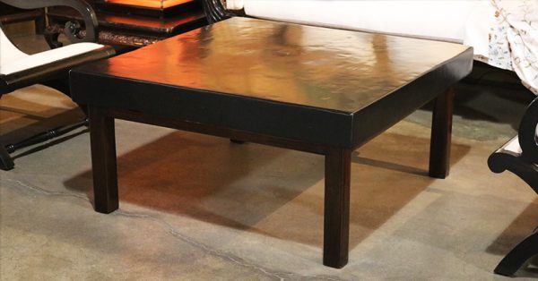 Clay Top Elm Wood Cocktail Table