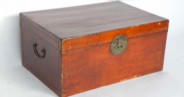 Leather Trunk, Shanghai Province, China