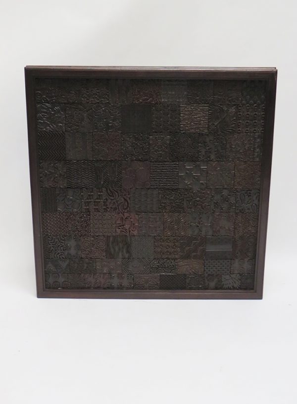 Wooden Block Print Table Top
