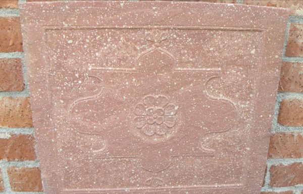 Carved Sandstone Plaque