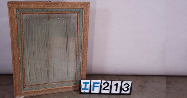 Wooden Gold Mirror