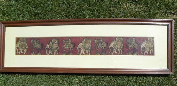 Framed Kalamkari Textile, Moghul Empire
