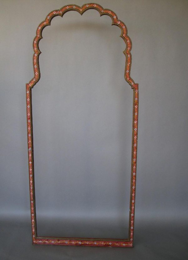 Painted Wooden Mirror Frame