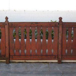 Painted Wooden Railing