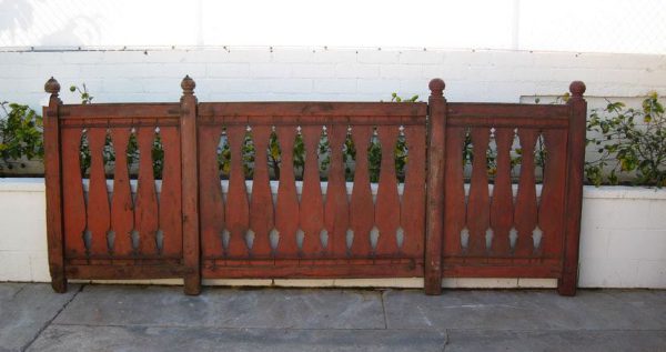 Painted Wooden Railing
