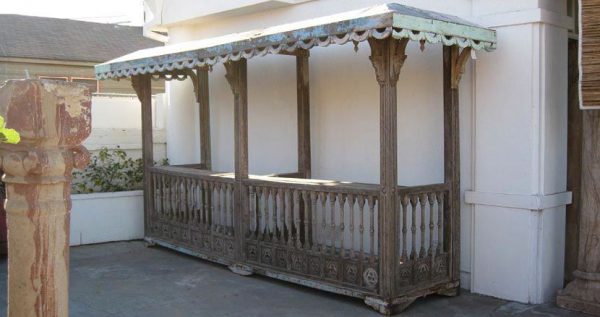 Wooden Veranda with Tin Roof