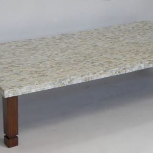 Mother Of Pearl Table Top From India with Chinese legs