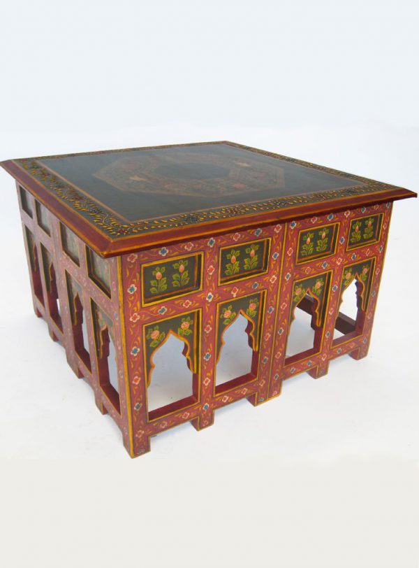 Painted Wooden Side Table