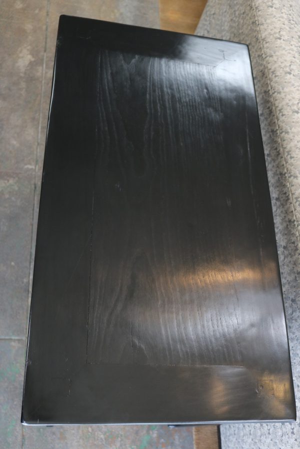 Black Lacquered Side Table - Image 4