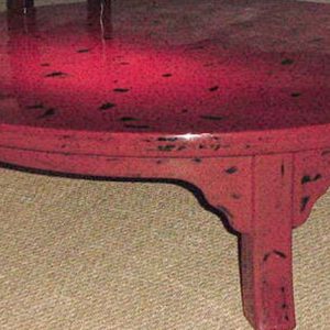 Red Lacquer Round Table, Japan
