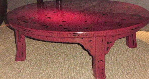 Red Lacquer Round Table, Japan