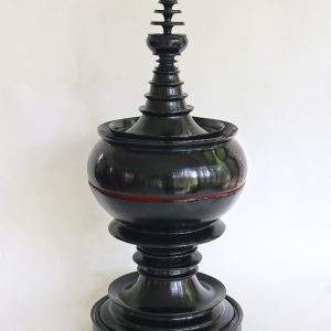 Black Lacquered Offering Vessel