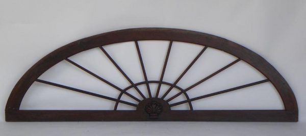 Half Eliptical Wooden Transom