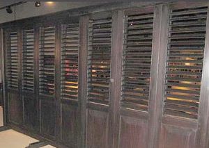 Louvered Room Divider