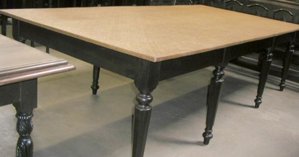 Jack Wood Table Base with Ajiro Top