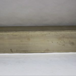 Teak Wood and White Bronze Bench