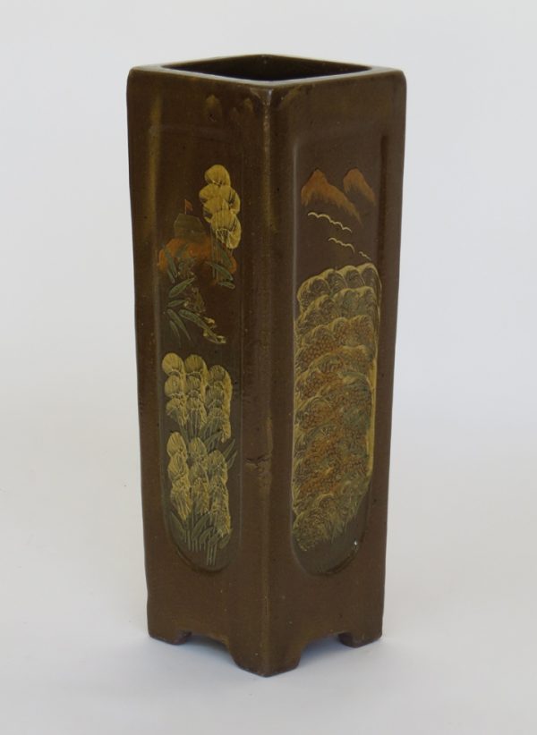 Chinese Painted Flower Vase