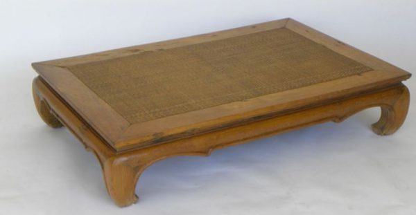 Low Table with Cane Top, Thailand, Mid 19th Century
