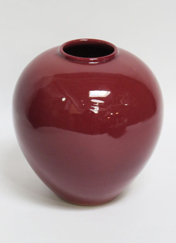 Oxblood Ceramic Vase