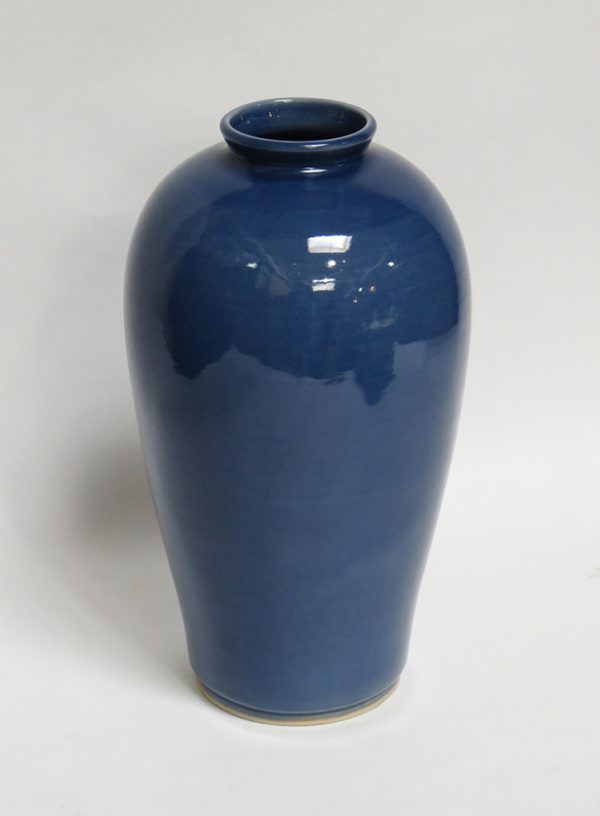 Cobalt Blue Ceramic Vase