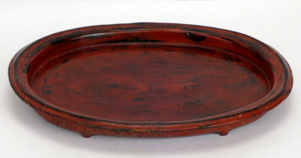 Rattan Lacquered Tray, Myanmar, c.1912