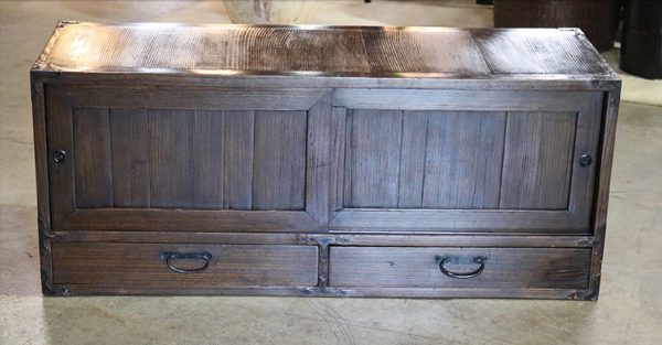 Kiri Wood Tea Tansu