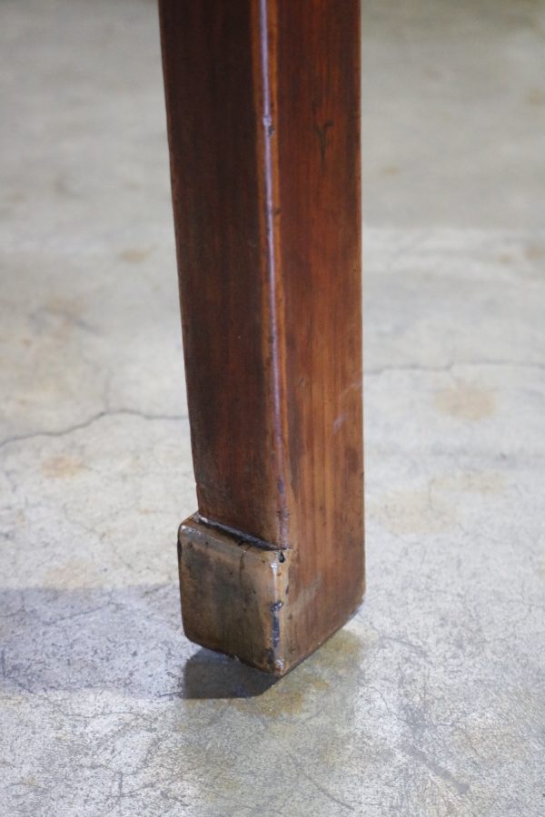 2-Drawer Lacquered Elm Wood Table - Image 6