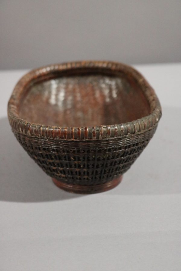 Open Oval Bamboo Basket - Image 4