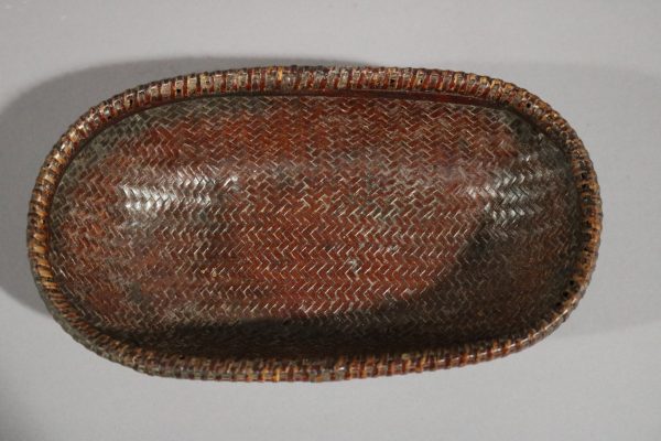 Open Oval Bamboo Basket - Image 5
