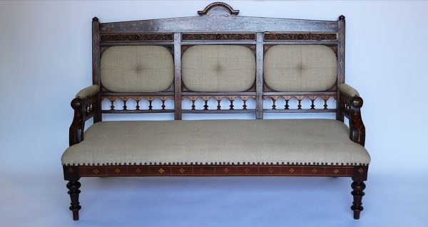 Satin Wood Inlaid Sofa