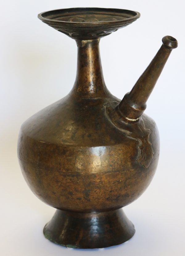 Brass water container from India