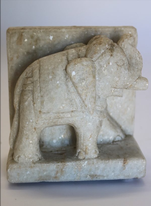 Hand carved white marble Figure from India