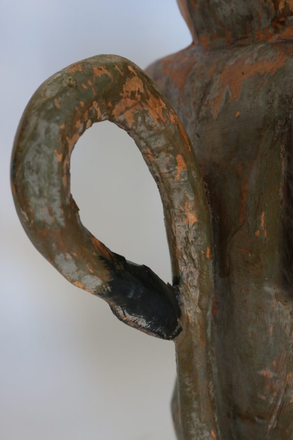 Hand Carved Wooden Painted Monkey - Image 6
