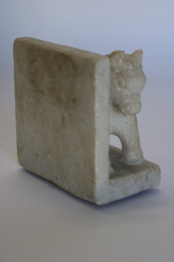 Hand carved white marble figure - Image 5