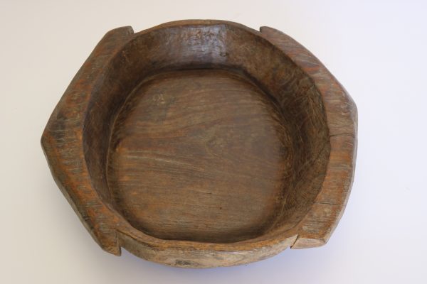 Hand Carved Wood Plate
