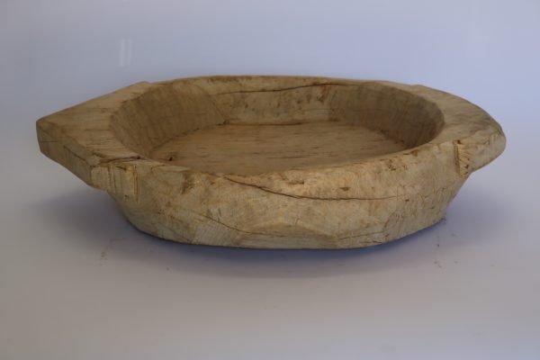 Hand Carved Wood Plate - Image 2