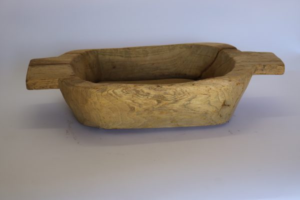 Hand carved wood plate - Image 2